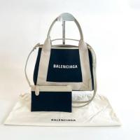 ราคา Authentic Balenciaga cabas canvas tote bag (27835284450)