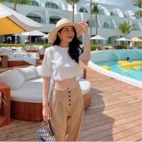 ราคา ของใหม่* กางเกง Avens High Waisted Pants #Basicsbysita (3242799834)