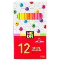 ราคา สีไม้คอลลีน COLLEEN 12 แท่ง 12 สี นีออน(NEON) (831196795)