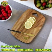 ราคา SangKuku เขียงไม้ไม้สัก 30x20x2 ซม. เขียงไม้ไม้สักไม่ดัตช์ เขียงอเนกประสงค์ทําจากไม้สัก เขียงไม่ซ้ําใคร ไม้สัก 02 (50106190062)