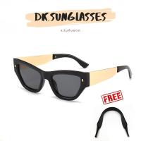 ราคา [ แว่นกันแดด ] ขาทอง Cat Eye *ส่งด่วนจากประเทศไทย (24781890877)
