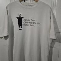 ราคา ชุดเสื้อ Aphex Twin Come To Daddy ขนาด XL บนแท็ก Jerzees สีขาว (51454858870)