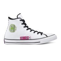 ราคา Converse รองเท้าผ้าใบ Chuck Taylor All Star Traveler High Top Hi | White/Black/Bold Wasabi ( 170851CU1WM ) (8840925520)
