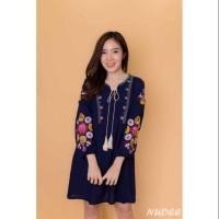 ราคา มินิเดรสปักโบฮีเมียน (859915742)
