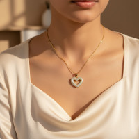 ราคา จี้หัวใจทองแดงประดับเพทาย | ตะขอรูปเมล็ดแตงโมพรีเมียม | เครื่องประดับ DIY สุดเก๋ (40775805919)