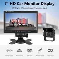 ราคา EKLEVA 7 Inch Wired TFT LCD Car Rear View Monitor Parking Rearview System For Backup Camera With 18 view (24383121192)