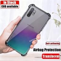 ราคา SAMSUNG สําหรับSamsung Galaxy Note10 Plus Note10 + Note10 Pro 6.8 นิ้วSM-N975F N976Fซิลิโคนอ่อนนุ่มโปร่งแสงสีดําJellyกรณีโปร่งใสทหารเกรดAnti-Scratchทนปกหลัง (27543677280)