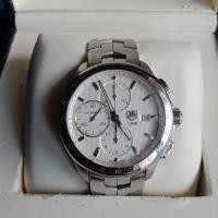 ราคา Tag heuer Link Calibre16 Chronograph 43mm CAT2010 หน้าขาวลูกฟูก แท้ชนช้อป (3402481205)