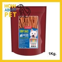 ราคา ขนมสุนัขเล็ก สุนัขใหญ่ Stick สำหรับขัดฟัน นิ่ม รสไก่ 1กก. (1ถุง) Sleeky Chicken Flavor Dog Treat Snacks for Training 1kg (18437029605)