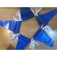 ราคา ธงราวสีน้ำเงิน ธงราวสามเหลี่ยม ธงน้ำเงิน ธงงานแต่ง ยาว 17 เมตร ธง 35 ผืน พร้อมส่ง!!! (7516968001)