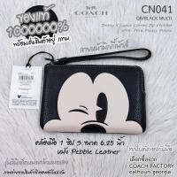 ราคา COACH CN041 ลายหน้ามิกกี้เม้าส์ 2023 คล้องมือ 6.25 นิ้ว 1 zip แท้ 1000000% จาก COACH FACTORY calhoun georgia ส่งจาก กทม. (25002371851)