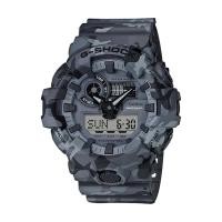 ราคา Casio G-Shock นาฬิกาข้อมือผู้ชาย สายเรซิ่น รุ่น GA-700CM,GA-700CM-8A - สีเทาลายพราง (885365006)