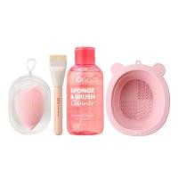 ราคา Oni Makeup Set 4pcs Professional Beauty Tools เซตทำความสะอาดเครื่องสำอาง อุปกรณ์แต่งหน้าครบเซต (40364502113)