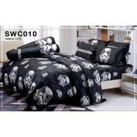 ราคา [ของแท้%] SWC010 : TULIP COTTON 100% (Star Wars) เครื่องนอนทิวลิป ลิขสิทธิ์แท้ลายภาพยนตร์ (ผ้าปูที่นอน 5, 6 ฟุต ผ้านวม) (6813706212)