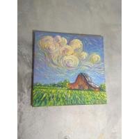 ราคา ภาพวาดสีน้ำมันบนผ้าใบ สามารถแขวนตกแต่งได้เลย (23575425979)