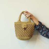 ราคา กระเป๋าถักโครเชต์ งาน handmade (1098847429)