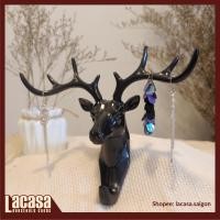 ราคา ตะขอแขวนติดผนังวินเทจกวางหัวเขากวางสําหรับแขวนเสื้อผ้าหมวกผ้าพันคอ (26024939495)