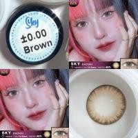 ราคา คอนแทคเลนส์ Wink : Sky eff19 ตาโต ลายฮิต ลายใหม่ ของ Tiktok ลายดัง สีเทา สีน้ำตาล (29827067148)