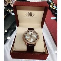 ราคา นาฬิกากังหันแชกงหมิว หน้าปัดทองแต่งเพชรรอบ สายสีดำหนังแท้ จากร้านจิลเวอรี่ DIL ของแท้ล้าน% (14216721306)