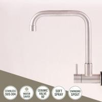 ราคา ก๊อกซิงค์ ก๊อกอ่างล้างจาน แบบติดผนังWS รุ่น WS-0434L@wsang (18376135297)