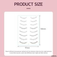 ราคา Cuteneryสติกเกอร์รอยสักขนตาปลอม สติกเกอร์รอยสักคิ้วเลียนแบบสร้างสรรค์ (47451272431)