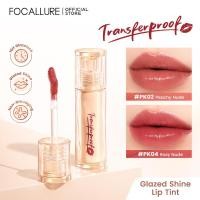 ราคา Focallure Waterproof Lip Tint Glazelock Non-Smudging Moisturizing Non-Drying Lightweight Lip Gloss 16H Lip Glaze Super Transferproof ลิปสติก (28658407114)