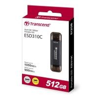 ราคา Transcend 512GB ESD310C Dual USB Type-A & C 10Gbps Portable SSD (23941435484)