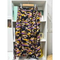 ราคา ส่งต่อมือ2 กระโปรงยาวลายกวางสีดำม่วง แบรนด์jaspal (51605447768)