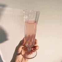 ราคา French Style Retro Goblet Glass Horn Champagne Glass Fruit Wine Glass Juice Cup Coffee Cup Good-looking Beautiful (24981115207)