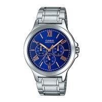 ราคา Casio Standard นาฬิกาข้อมือผู้ชาย รุ่น MTP-V300,MTP-V300D,MTP-V300D-2A,MTP-V300D-2AUDF - สีเงิน (2310607808)