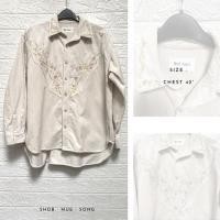 ราคา เสื้อเชิ้ต ลูกฟูก งานปีก สีครีม มือสอง (10812930844)