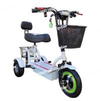 ราคา New electric tricycle 12-inch portable scooter for men and women for adults folding mini small thre (55455854761)