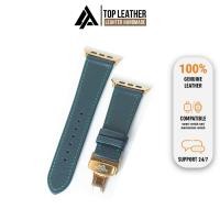 ราคา TOPLeather handmade Swift สายหนัง – สําหรับ Apple Watch, Samsung, Xiaomi, Orient, mechanical Watch 18–24mm (46854245359)