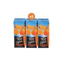 ราคา มินิทเมด สแปลช น้ำส้ม 30% จากน้ำส้มเข้มข้น 180 มล. 6 กล่อง x2 (12492593787)