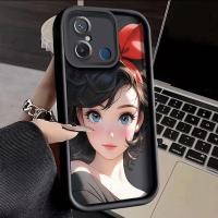 ราคา เคสสำหรับ Xiaomi Redmi 12C Redmi 11A POCO C55 เคสซิลิโคนนิ่มดูดซับแรงกระแทกเคสโทรศัพท์มีลายลายสาวสวย (28317578336)