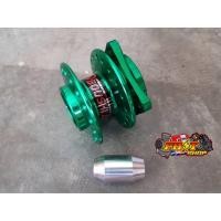 ราคา ดุมหน้าย่อ มิเนียม เวฟ สีเขียว (4389419167)