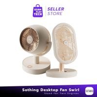 ราคา Sothing Desktop Fan Swirl / Stand Fan-Twin Engines พัดลมตั้งโต๊ะมีรีโมทปรับระดับสูง-ต่ำ ปรับส่ายได้ (27436340418)