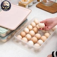 ราคา กล่องเก็บไข่ ที่ใส่ไข่ กล่องใส่ไข่ไก่ ที่เก็บไข่ กันกระแทก 24ช่อง กล่องใส่ไข่อเนกประสงค์ เข้าตู้เย็นได้ egg storage box (29851064130)