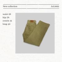 ราคา กางเกงลูกฟูกสีครีม เอว28 Big-John (20427283054)