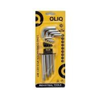 ราคา OLIQ COMBINATION Long L Key + STAR ชุด 9 ชิ้น - ชุดกุญแจ Hex Torx (42875782872)