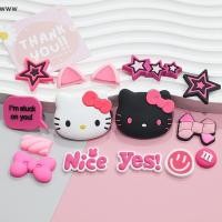ราคา 14ชิ้น/เซ็ต Hello Kitty Sanrio รองเท้าการ์ตูนแมว DIY เสน่ห์เครื่องประดับหัวเข็มขัดรองเท้าแตะ Clogs ตกแต่งของขวัญสาว (55653997097)