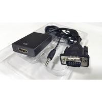 ราคา สายแปลง vga to hdmi ต่อจากช่องVGAคอมพิวเตอร์ หรือNotebook ไปเข้าช่อง HDMi จอคอม จอ Projector จอTV จอPlasma อื่นๆ (5172527305)
