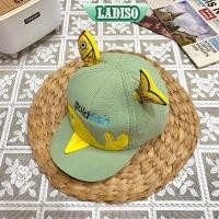 ราคา หมวกเด็กสีพื้นทรงปลาทองตลกมีสายปรับขนาด-ปรับได้ ลาดิโซ - NN37 (24629573806)