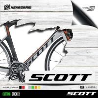 ราคา SCOTT สติ๊กเกอร์ตัดเฟรมจักรยานโลโก้ขนาดใหญ่ | สติ๊กเกอร์เฟรมจักรยาน SCOTT Logo (2 ชิ้น) (52154287300)