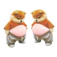 ราคา GY0N Cross-Border Big Belly Shiba Inu Dog Corgi รถ Anti-Collision สติกเกอร์ Super Soft ซิลิโคนบ้านที่สวยงาม Anti-Collision สติกเกอร์หยิกเพลง (42128603102)