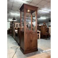 ราคา ตู้โชว์ ตู้ไม้สัก ตู้พระ สูง 180 x กว้าง 68 x ลึก 52 cm. สีเสี้ยนดำน้ำตาล (55151174262)