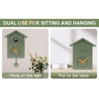ราคา นาฬิกานกกาเหว่าพร้อม Chimer Minimalist Cuckoo เสียงนาฬิกาลูกตุ้มที่ละเอียดอ่อน Cuckoo นาฬิกา Bird House แบตเตอรี่ขับเคลื่อน SHOPTKC8070 (43262118758)
