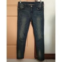 ราคา กางเกงยีนส์เกาหลี มือสอง sz.28-29 เอวค่อนต่ำ (3302587840)