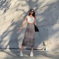 ราคา JAGAR SKIRT กระโปรงเอวสูง ทรงดินสอ ผ้าพิมพ์ลายจุด (13671950255)
