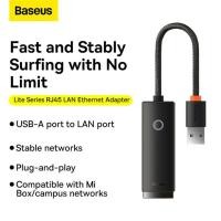 ราคา USB/Type C เป็น LAN RJ-45 Baseus WKQX lite series ethernet adapter Hub (29334757096)
